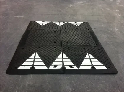 Rubber Speed Cushion SH268 | Modular Traffic Calming for Emergency Vehicles view 2