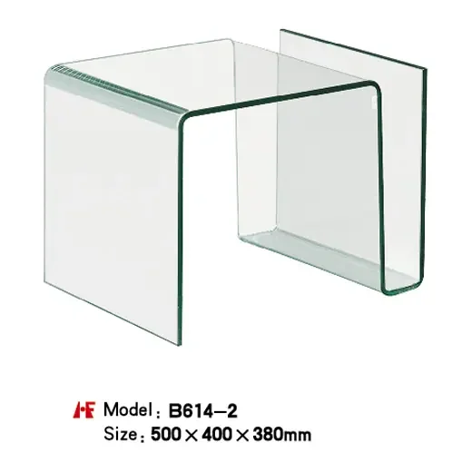 B614-2 hot bent glas manufactured by Romance Furniture