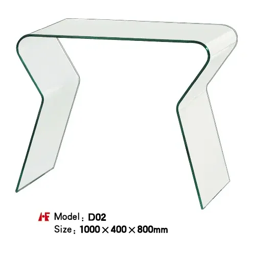 D02 hot bent glas manufactured by Romance Furniture
