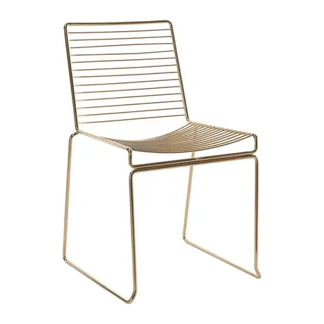 PC836-GOLD Esszimmerstuhl aus Metall