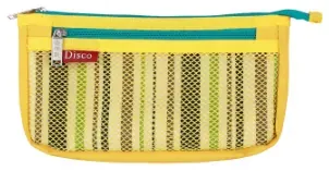 Striped Zipper Bag