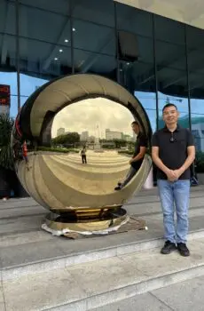 2.1-Meter Stainless Steel Ball