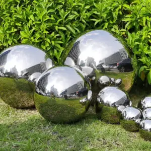 100Mm 200Mm Stainless Steel Sphere Garden Decorative Metal Ball 30 Inch Stainless Steel Ga