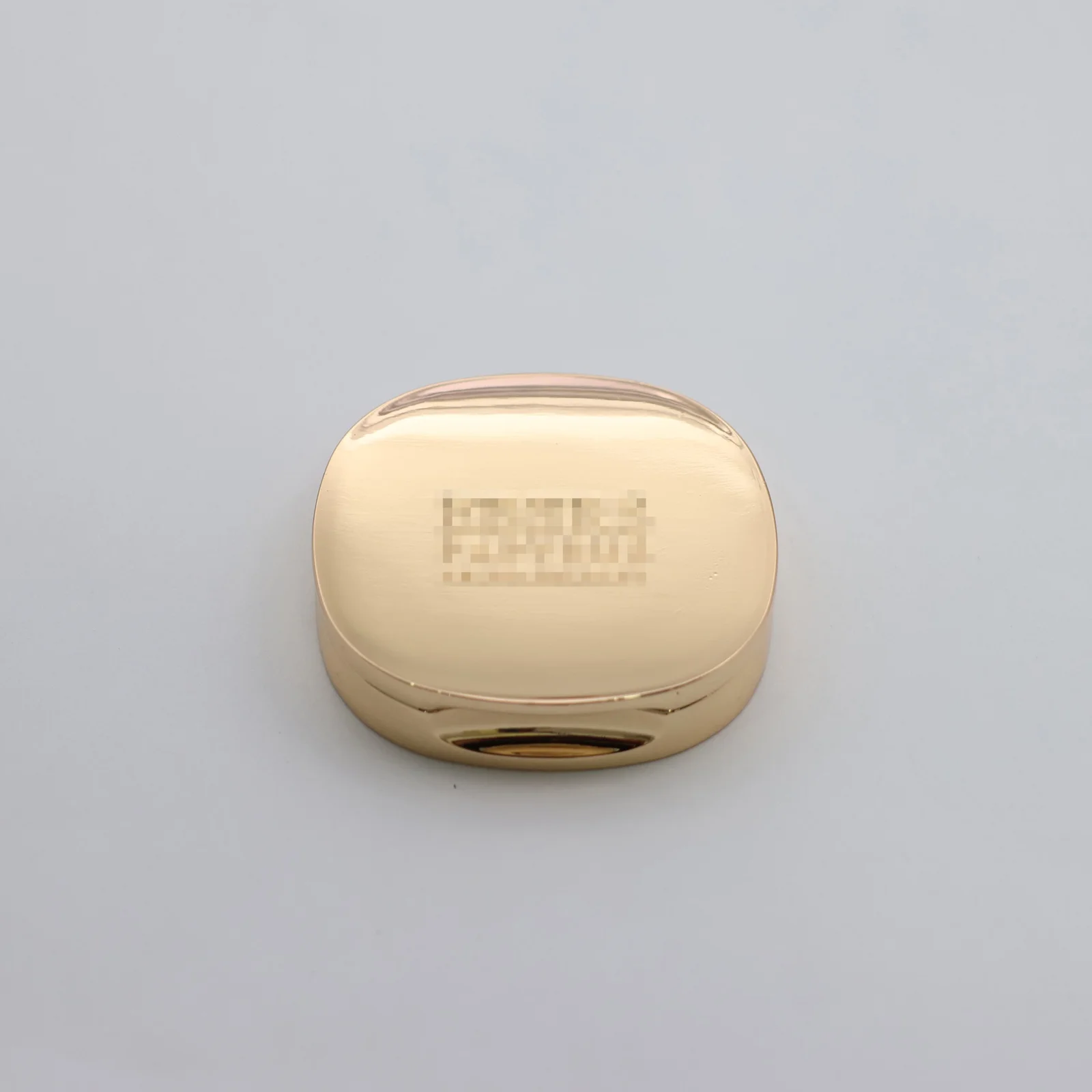 Gold plated magnetic refill solid perfume case