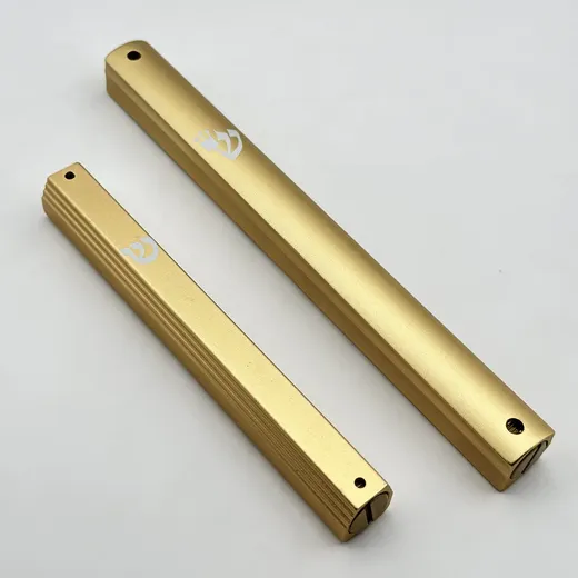 Anodised aluminium alloy mezuzah in four colours