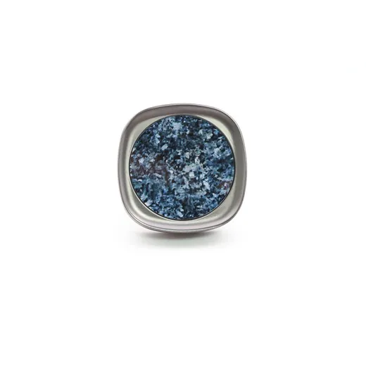 Black plated sparkling car diffuser case with inlaid stones