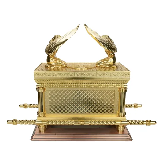 Extra large gold plated Ark of the Covenant ceremonial model