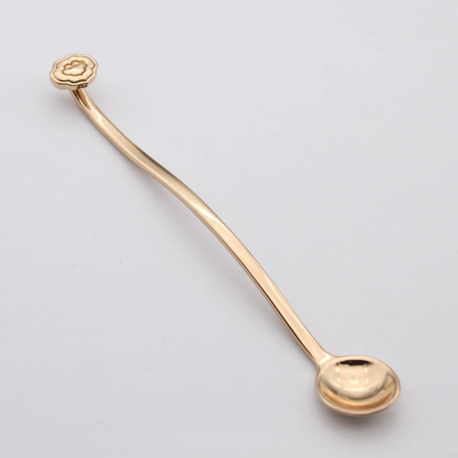 Sustainable Custom Metal Cosmetic Spoons In Rose Gold | SENCHOY