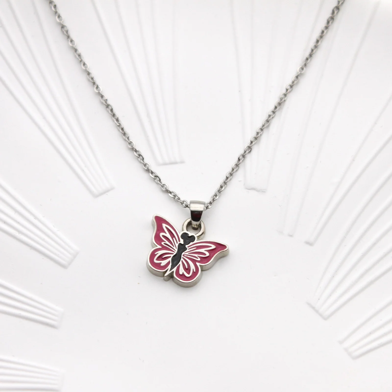 Custom Butterfly Charms In Silver Plated Enamel | SENCHOY