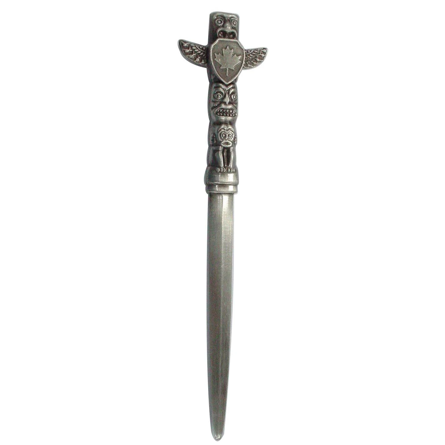 Antique colour plated finish on the metal letter opener