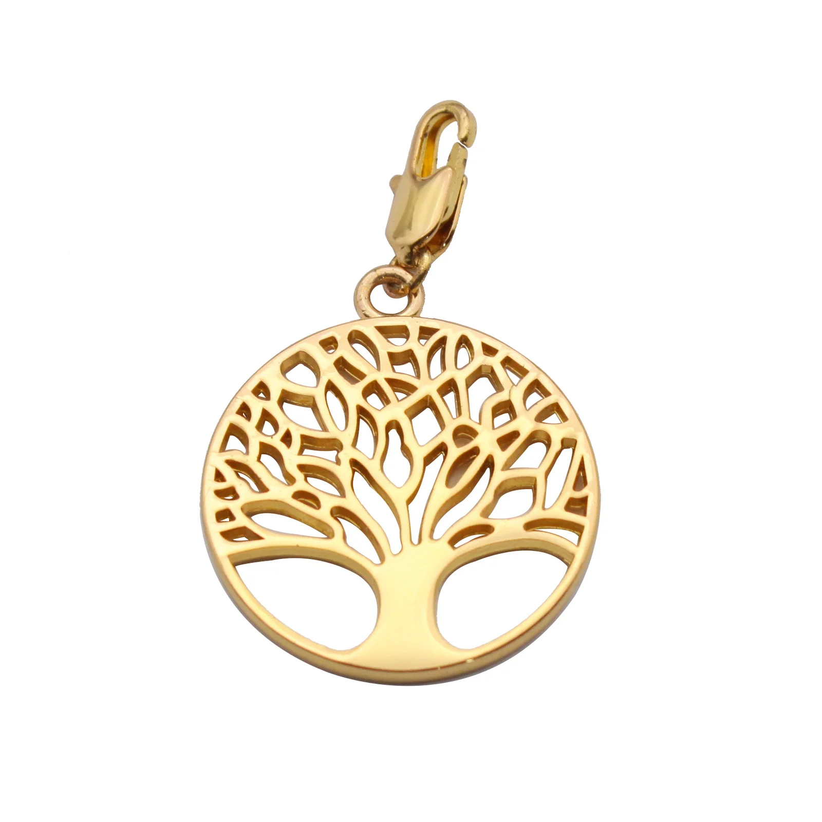 Gold plated custom Tree of Life charm