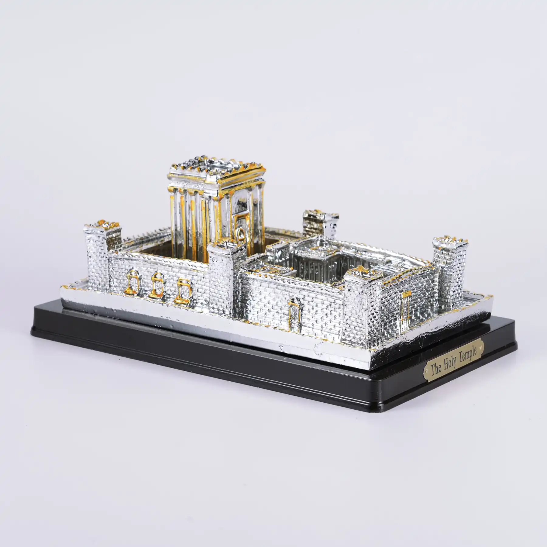 Angled view of the Jerusalem Temple model showing the structure detail