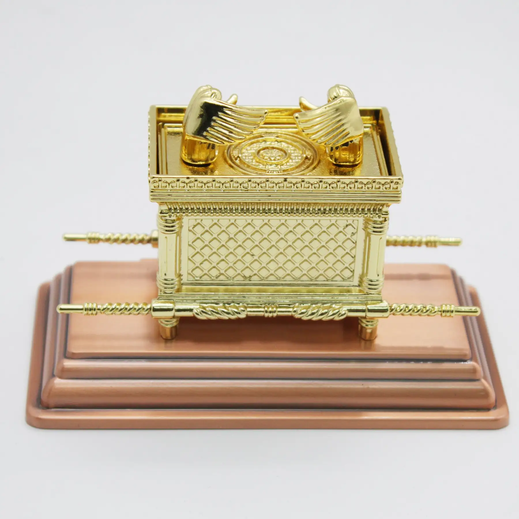 Mini Ark of the Covenant souvenir model on a studio background