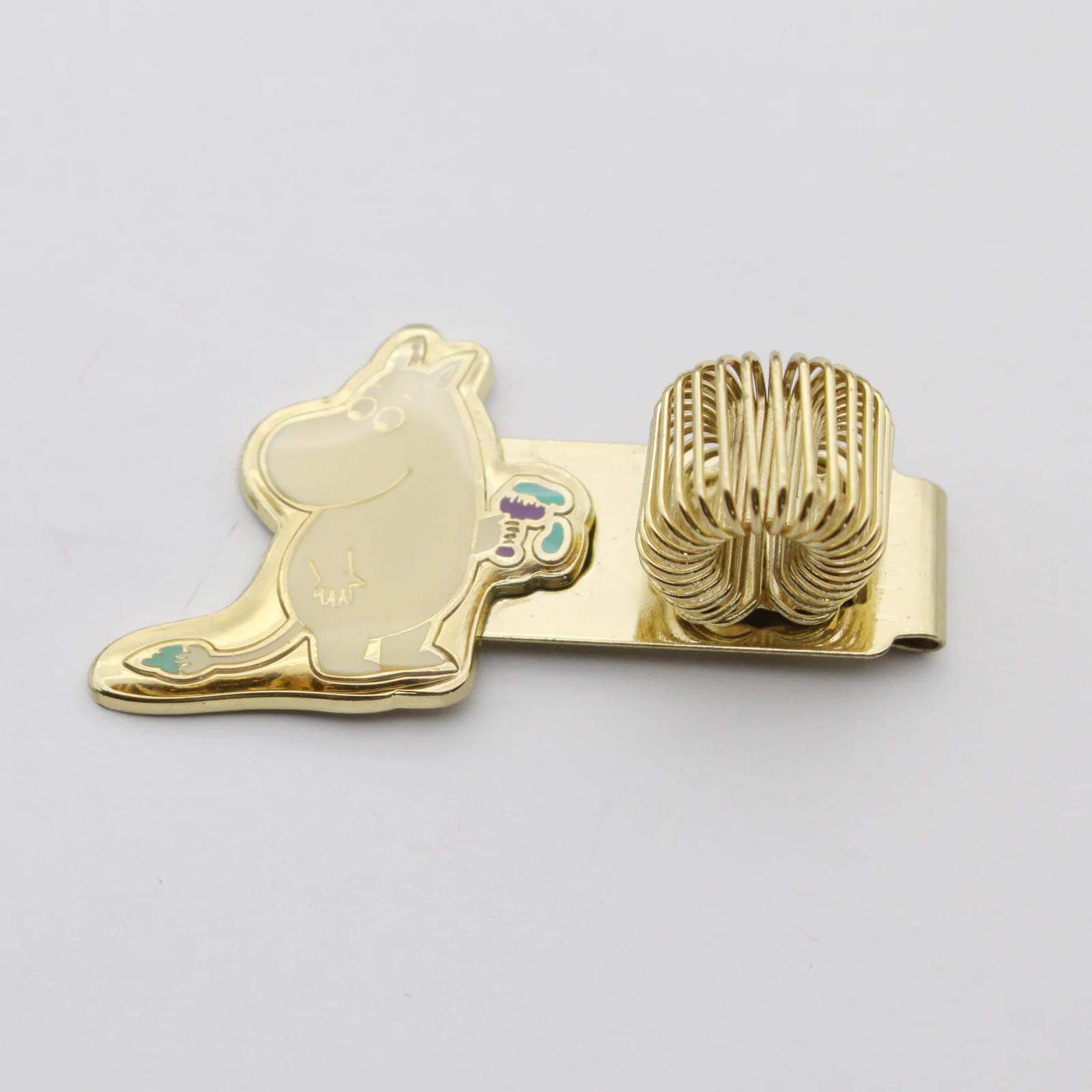Reverse of the pen holder clip showing the notebook clip