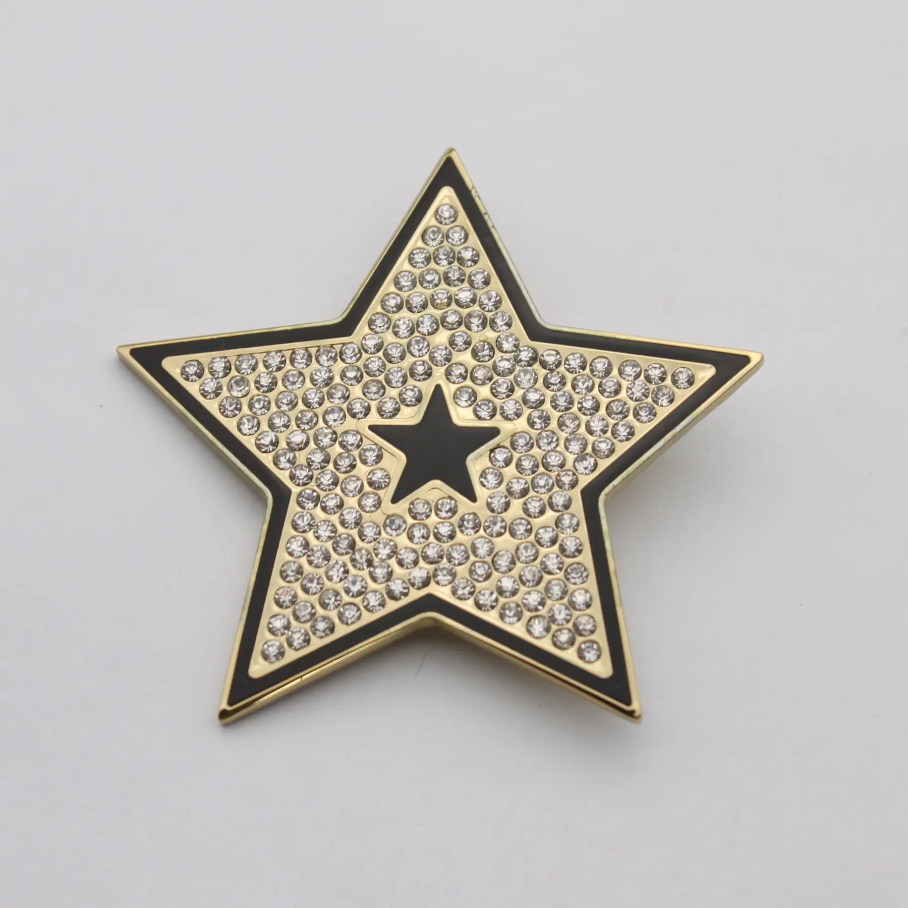 Sparkle star lapel pin shown from the front