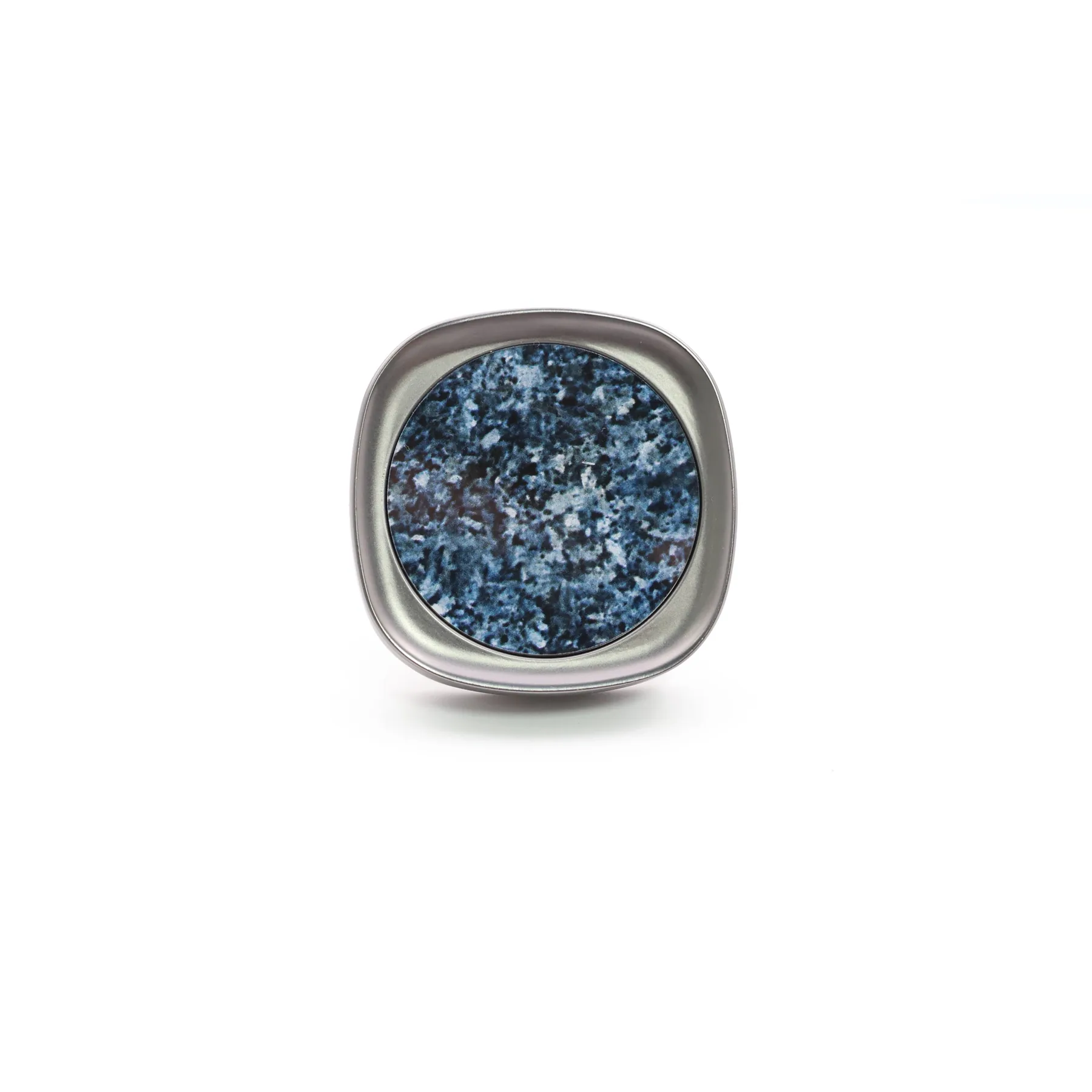 Black plated sparkling car diffuser case with inlaid stones