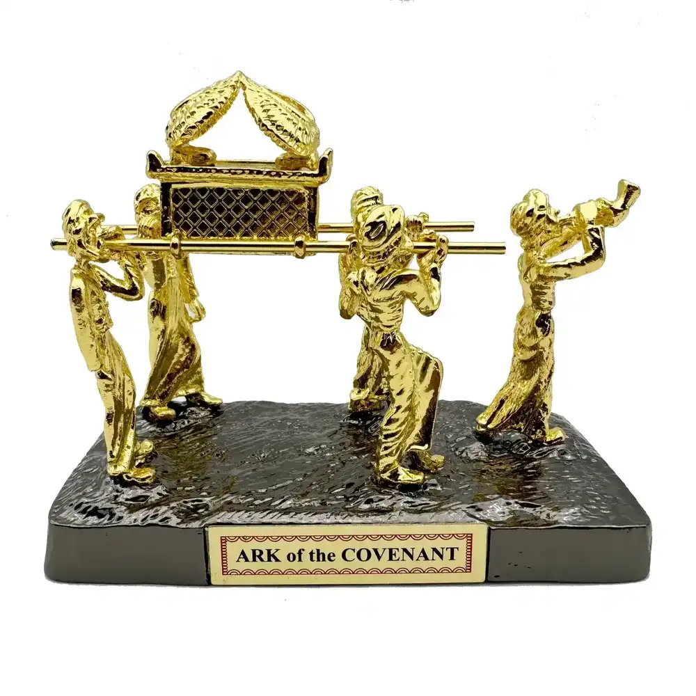 Levites carrying the Ark figure shown from the front on its solid base