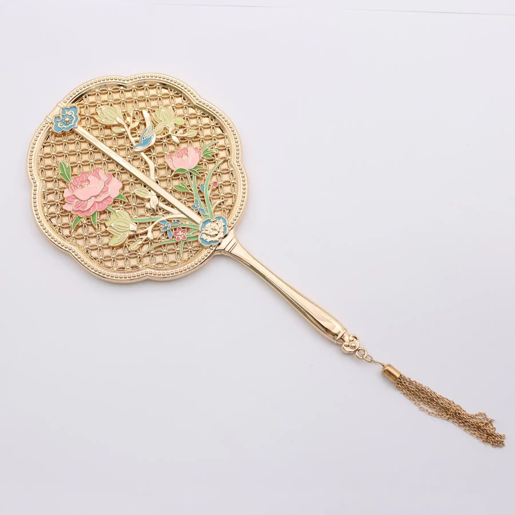UV printed hand mirror shown from the front