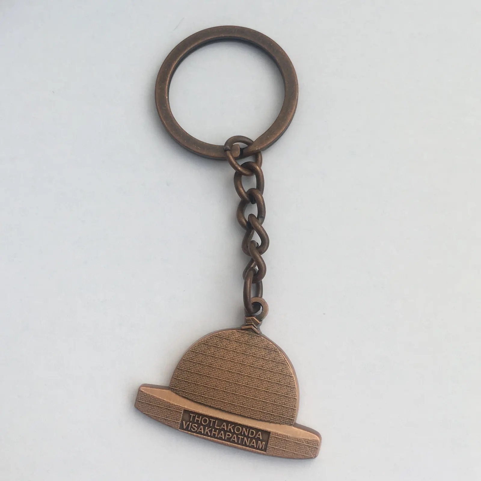 Victory At Sea Memorial keychain shown from the front
