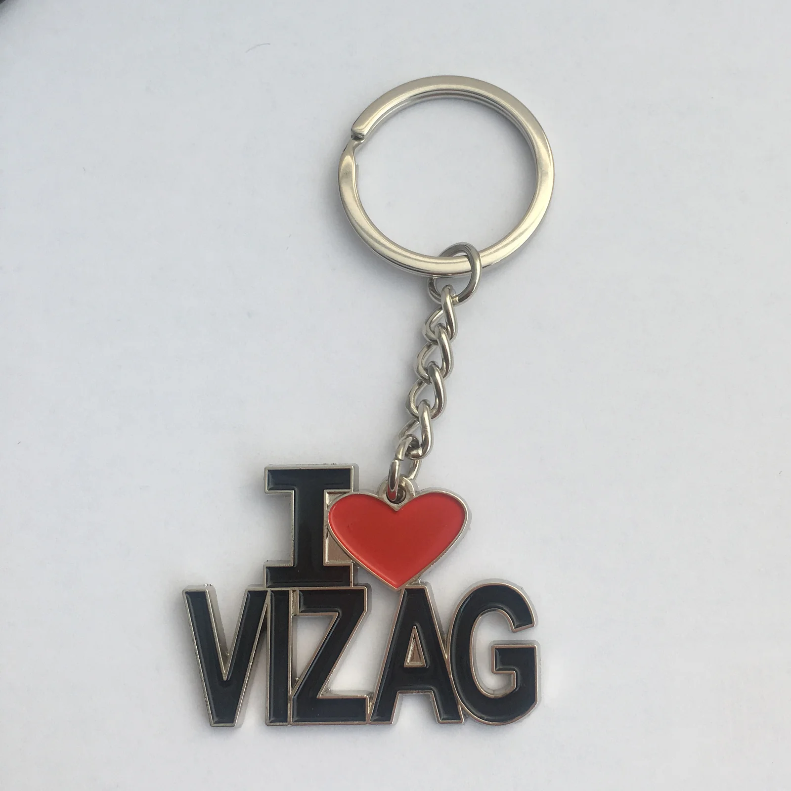 Reverse of the memorial keychain showing the second face