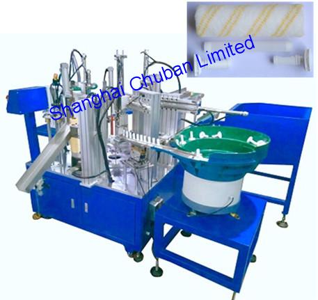 Automatic Paint Roller Cover, Caps and Inner Tube Assembly Machine