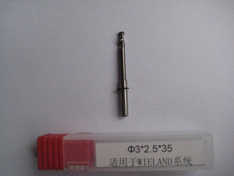 HS bur 2,5 mm with annular spring,Zenotec,Wieland