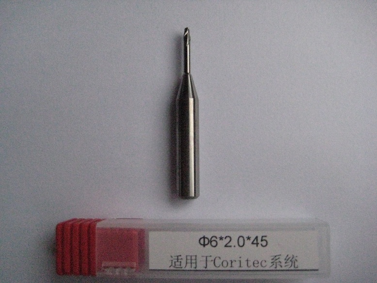 CAD/CAM Milling bur ,6mmx2.0mmx45mm,Coritec System