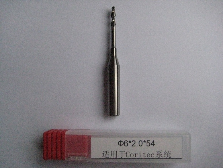 CAD/CAM Milling bur ,6mmx2.0mmx54mm,Coritec System