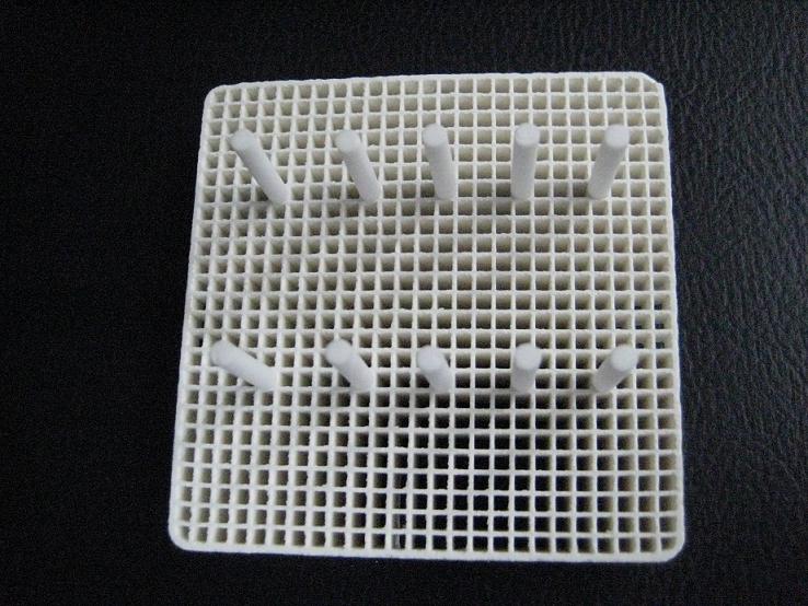 Honeycomb Firing Tray, 20 pcs Ceramic Pins, Square, 65*65mm