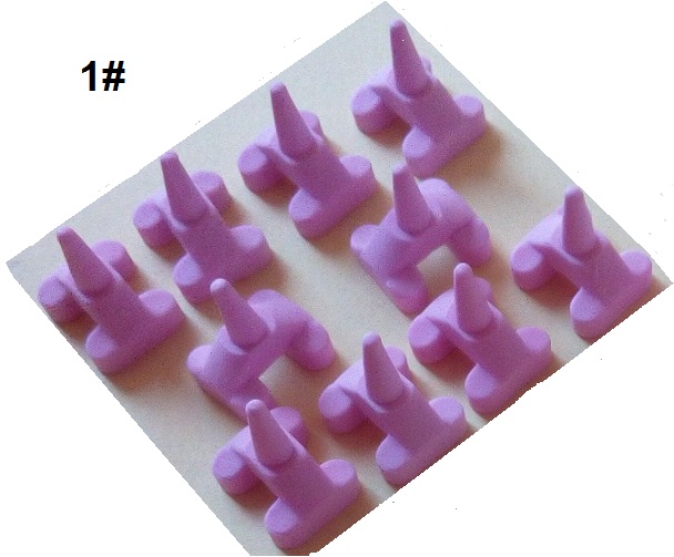 Pink Pegs,  1#,  10 pcs /bag