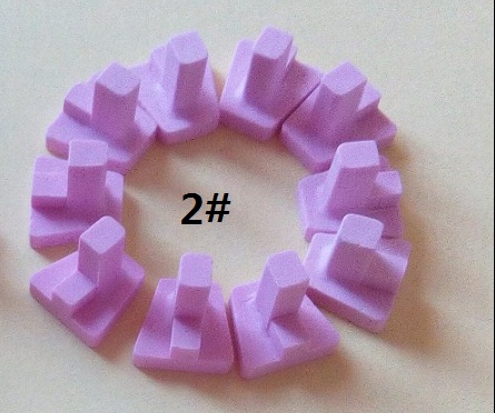 Pink Pegs,  2# ,  10 pcs/bag