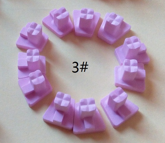 Pink Pegs, 3# , 10 pcs/bag