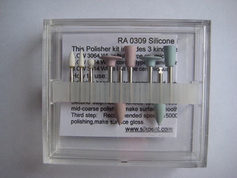 Silicone Polishers for Porcelain and composite materials