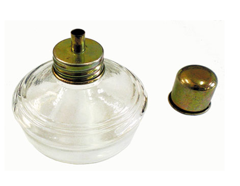 Alcohol Torch,Glass,Metal Cover