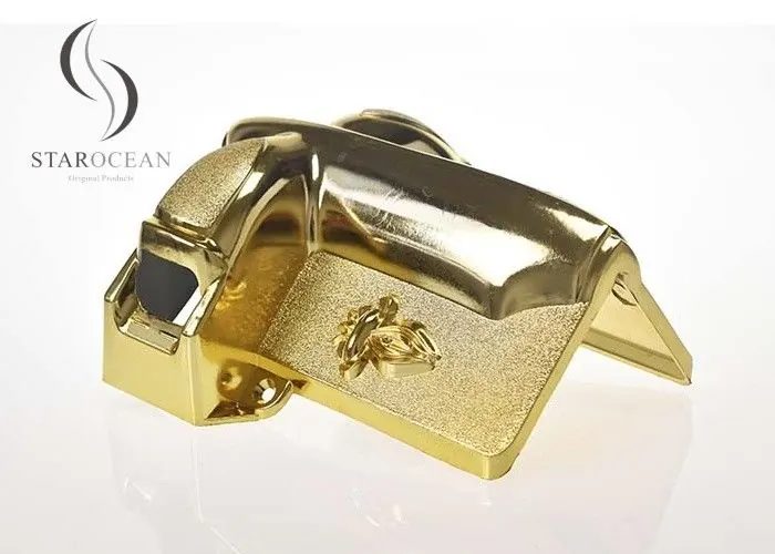 Gold Plated Funeral Accessories Handle Set, Parts of A Casket Compact Structure 2# view 2