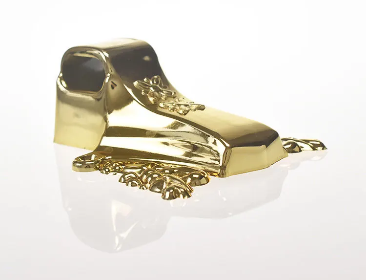 Customized Colors Casket Accessories , Antique Coffin Handles Electronic Plating Treatment view 3