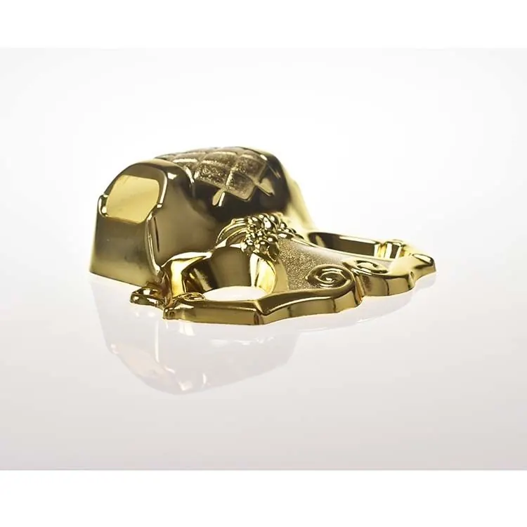 Wraped Coffin Decoration Corner 4# Gold Color Free Samples BV Approved view 3