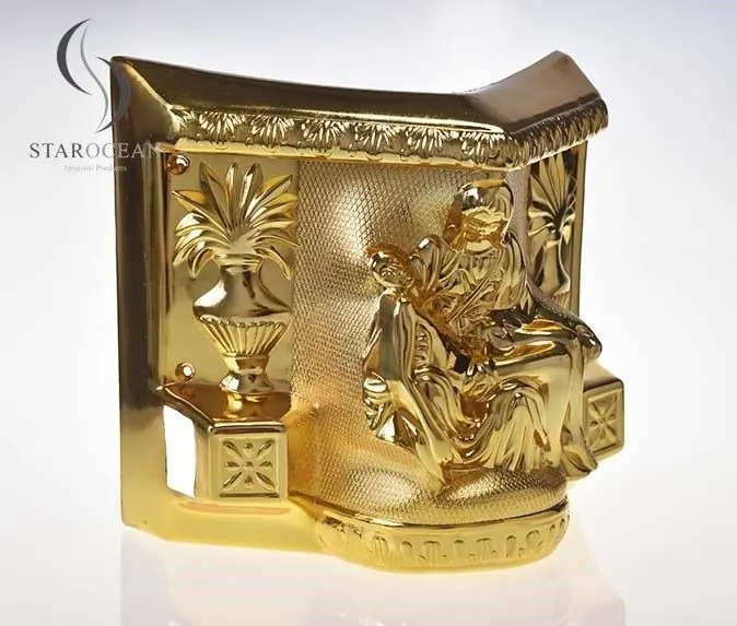 Last Supper Design Coffin Decorative Corner 24K Gold Metal Non-toxic Dignified 9# view 2