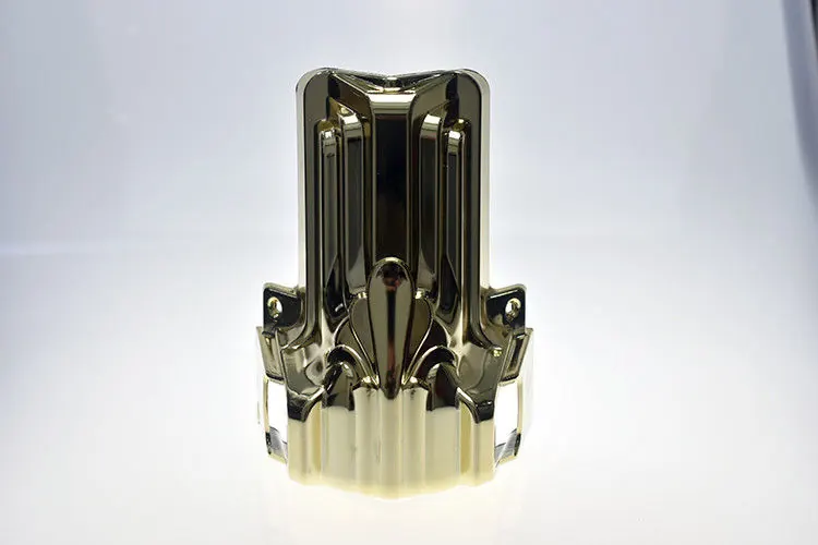 Plastic Corner Casket Hardware Kit 11# Shining Gold Color Delicate Surface view 3