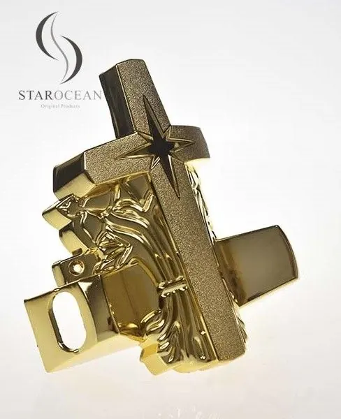 Star-shaped Coffin Corner Gold-finished Accessories in Optional Colors 12# view 3