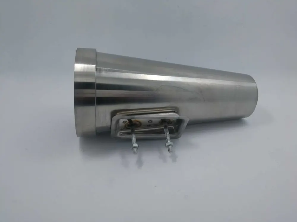 Funeral Tombstone Decoration Vase Stainless Steel Jardiniere for Tombstone view 3