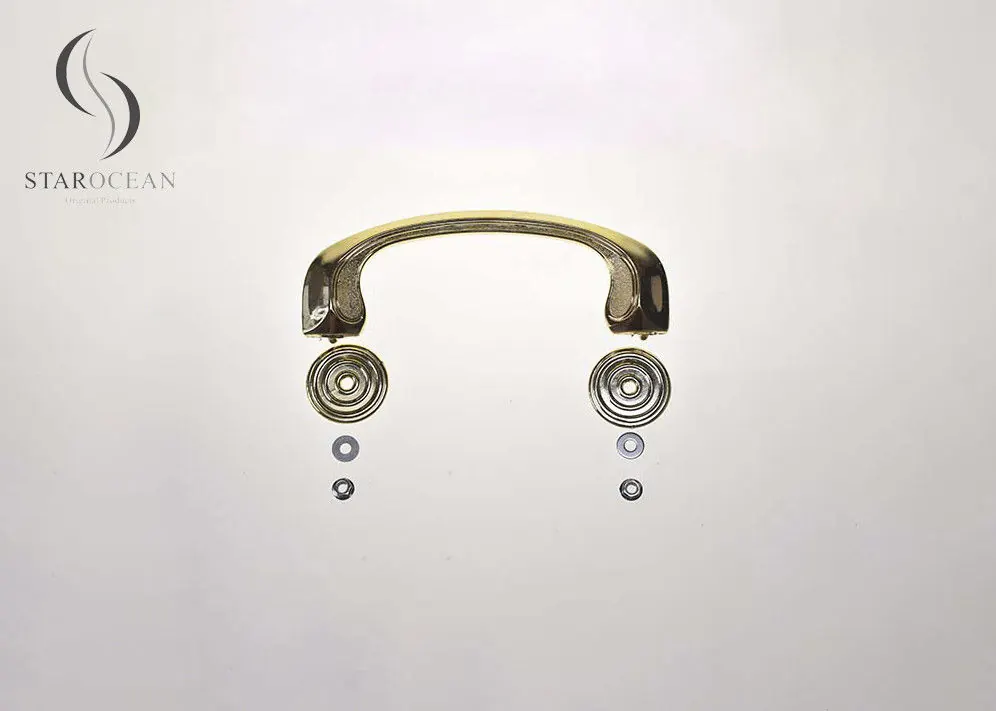 Gold Professional Casket Hardware Wholesale Antique Coffin Handles Good Reliability P9014 view 1