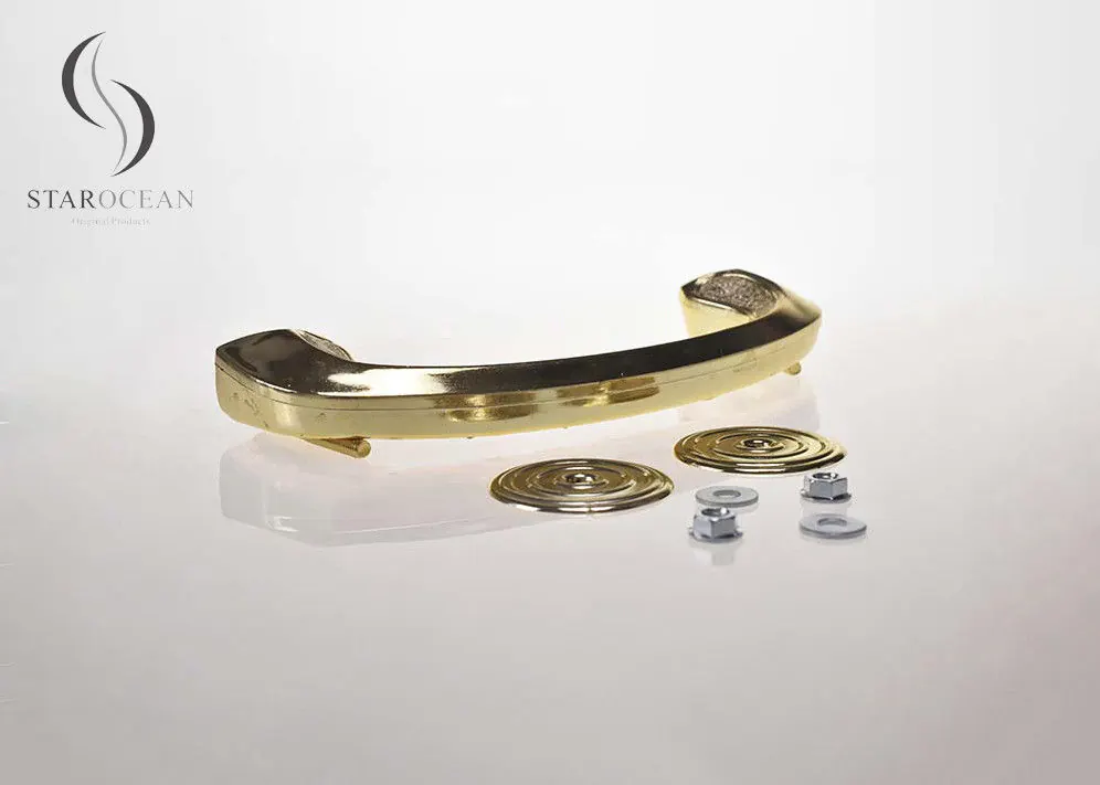 Gold Professional Casket Hardware Wholesale Antique Coffin Handles Good Reliability P9014 view 2