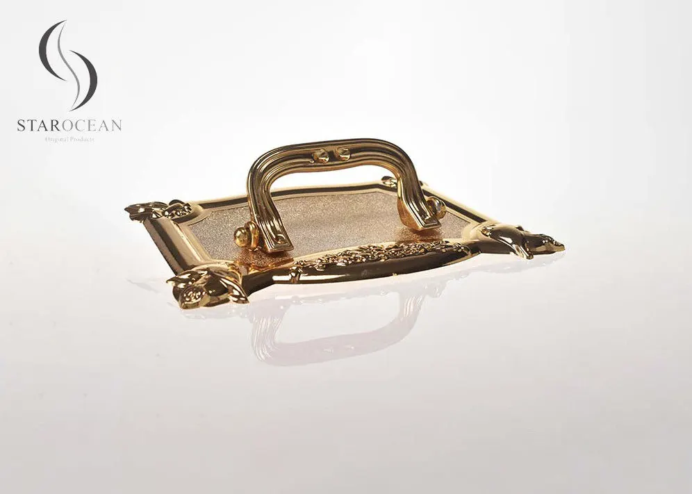 Luxurious Gold-Plated Style High Load Bearing High Quality Coffin Accessories P9803 view 2