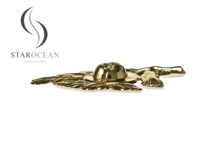 Golden Classic Design Plastic Coffin Decoration Accessories Factory Price PF01 view 3