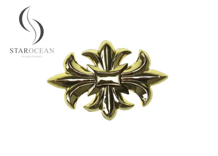 Golden ABS Coffin Accessories Durable Flat Coffin Lid Decoration Factory Price PF03 view 1