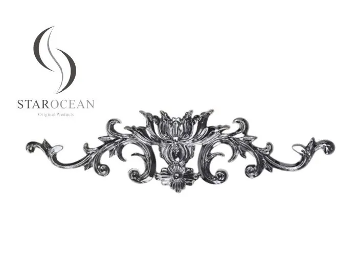 Silver Electroplated Surface Exquisite Jewelry Coffin Decoration Accessories PF12 view 1