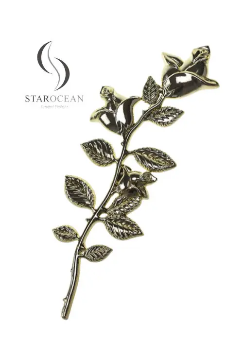 Plastic Rose Coffin Ornaments , Coffin Fittings for Coffin Lid Decoration PF13