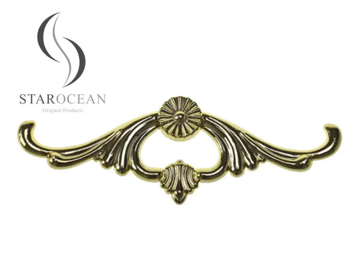 Custom Plated Color ABS Hard Materials Coffin Accessories Simple Design PF11 view 1