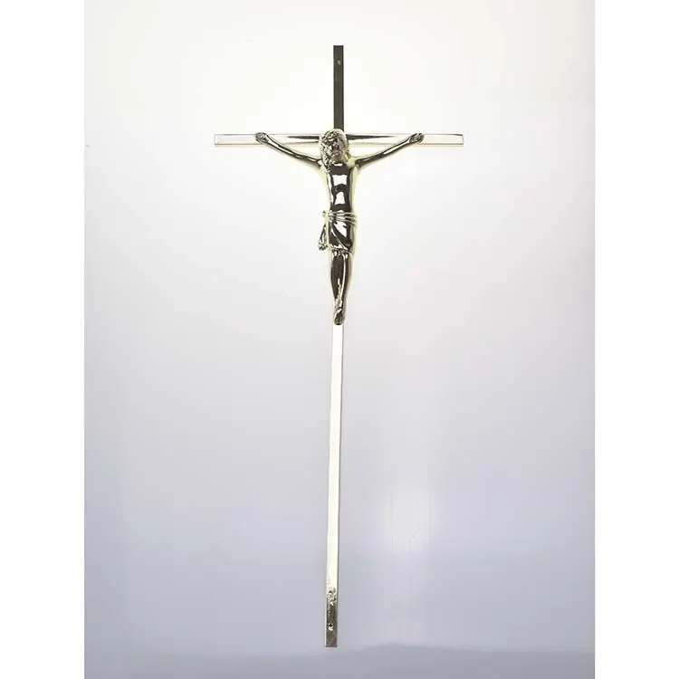 ABS Plastic Jesus Cross Electroplating Fast Delivery Coffin Decoration PJ-05 view 1